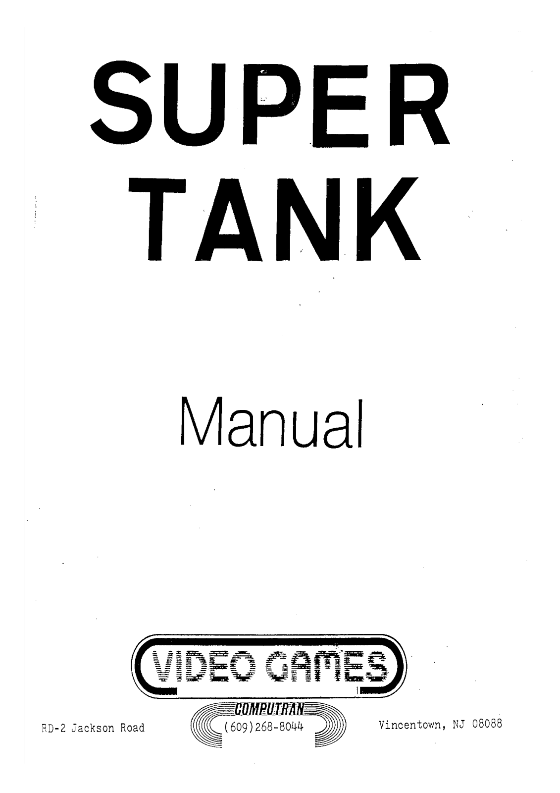 Computran Super Tank User Guide