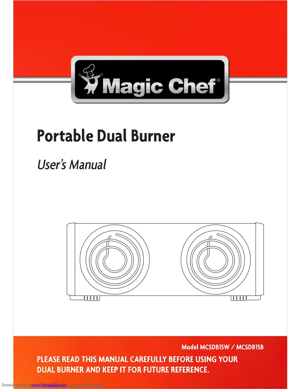 Magic Chef MCSDB15W, MCSDB15B User Manual