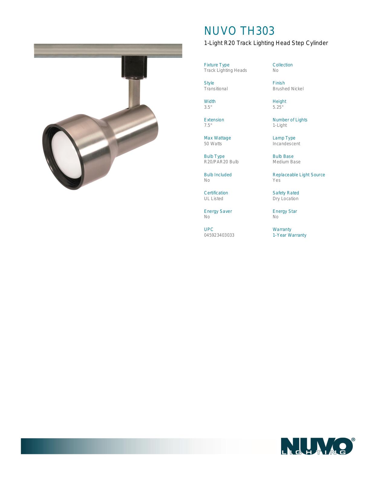 Nuvo Lighting OUV2885 Specifications - ManualMachine.com