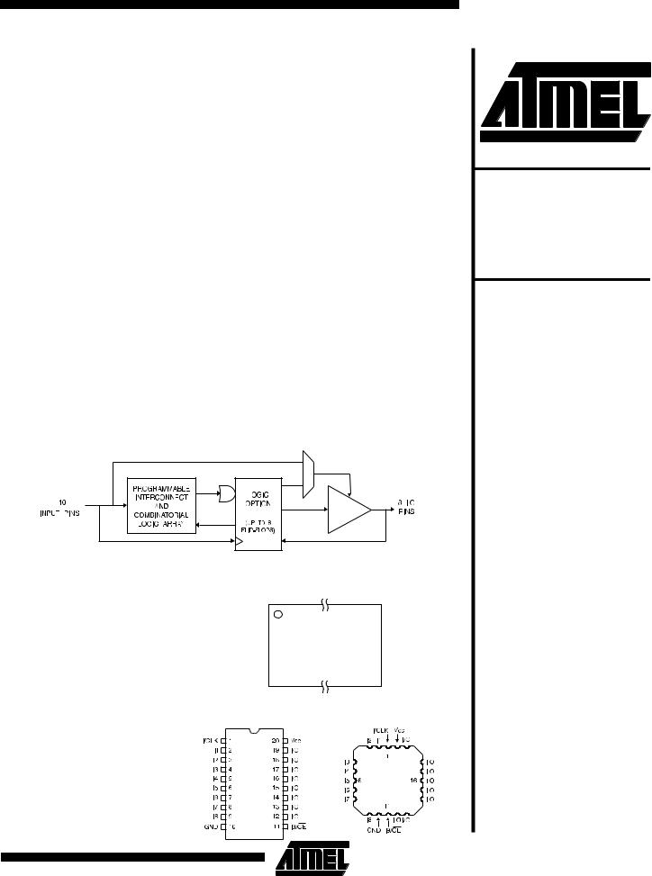 ATMEL ATF16V8B User Manual