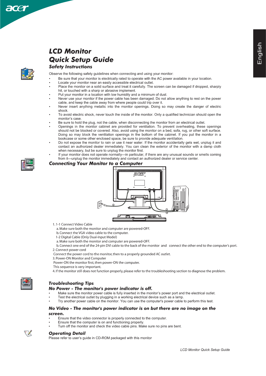 Acer AL1516W User Manual