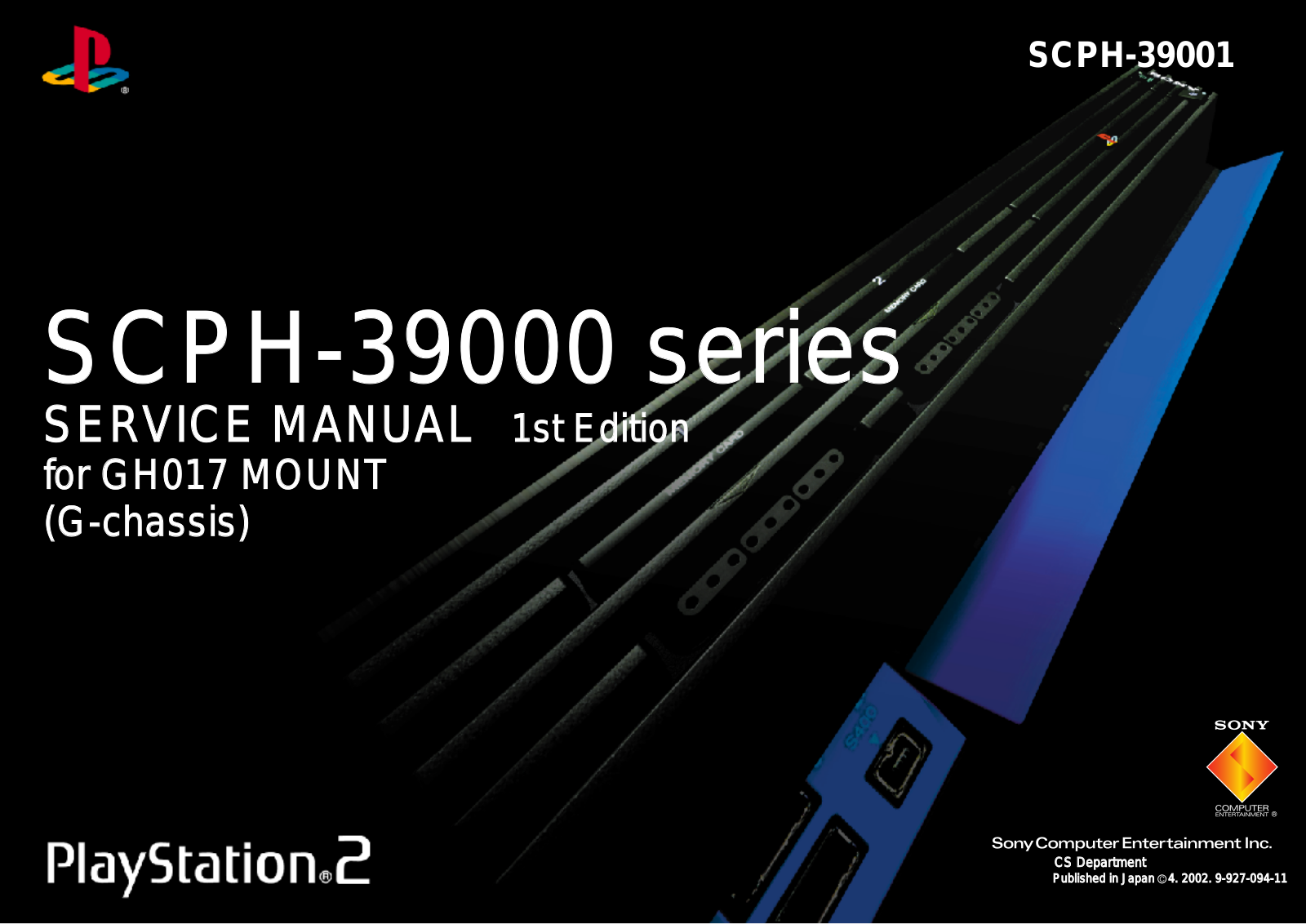 Sony SCPH-39001 Diagram
