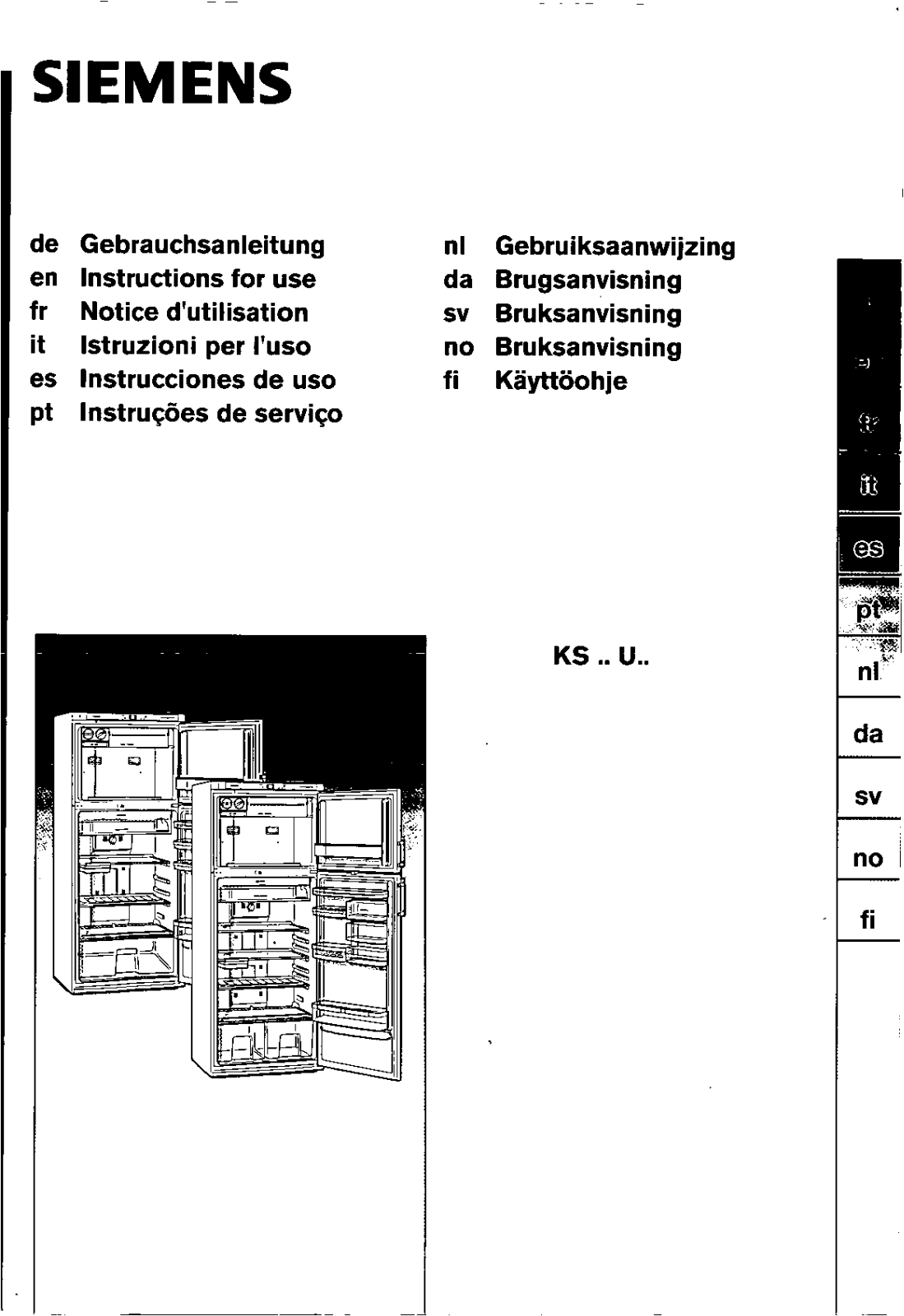 SIEMENS KS U User Manual