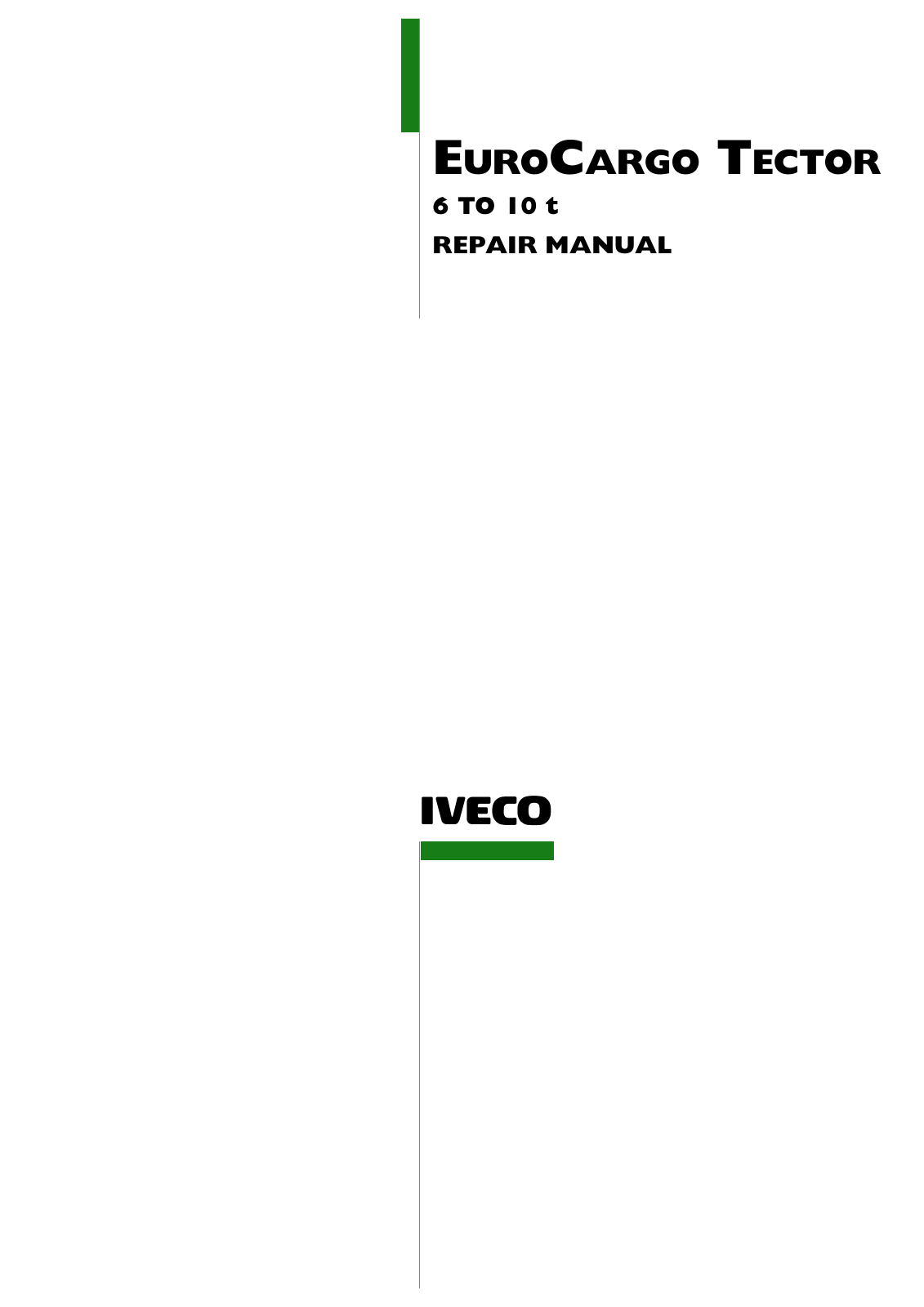 Iveco 6 TO 10 t Repair Manual