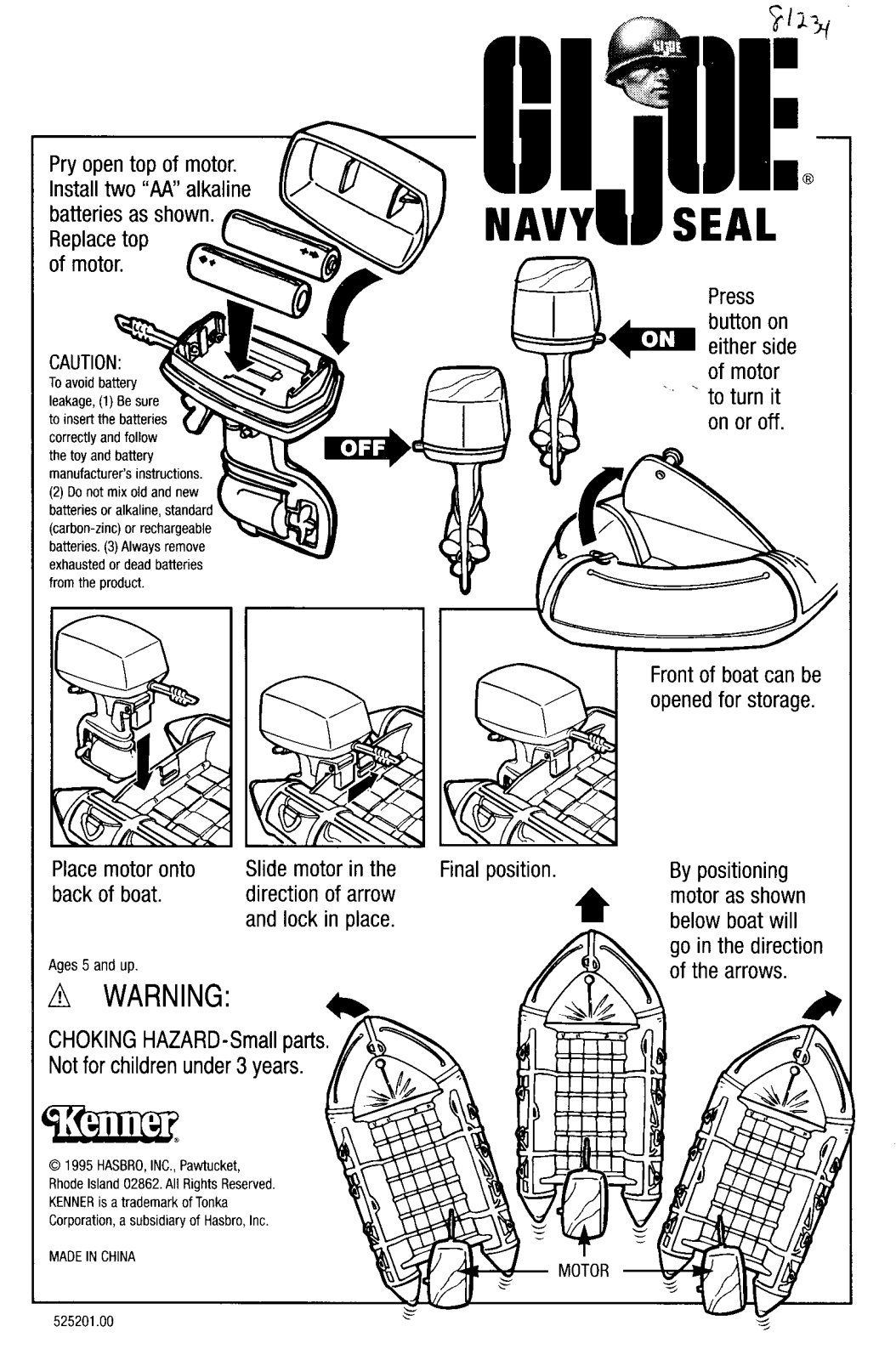 HASBRO GIJoe NavySeal User Manual