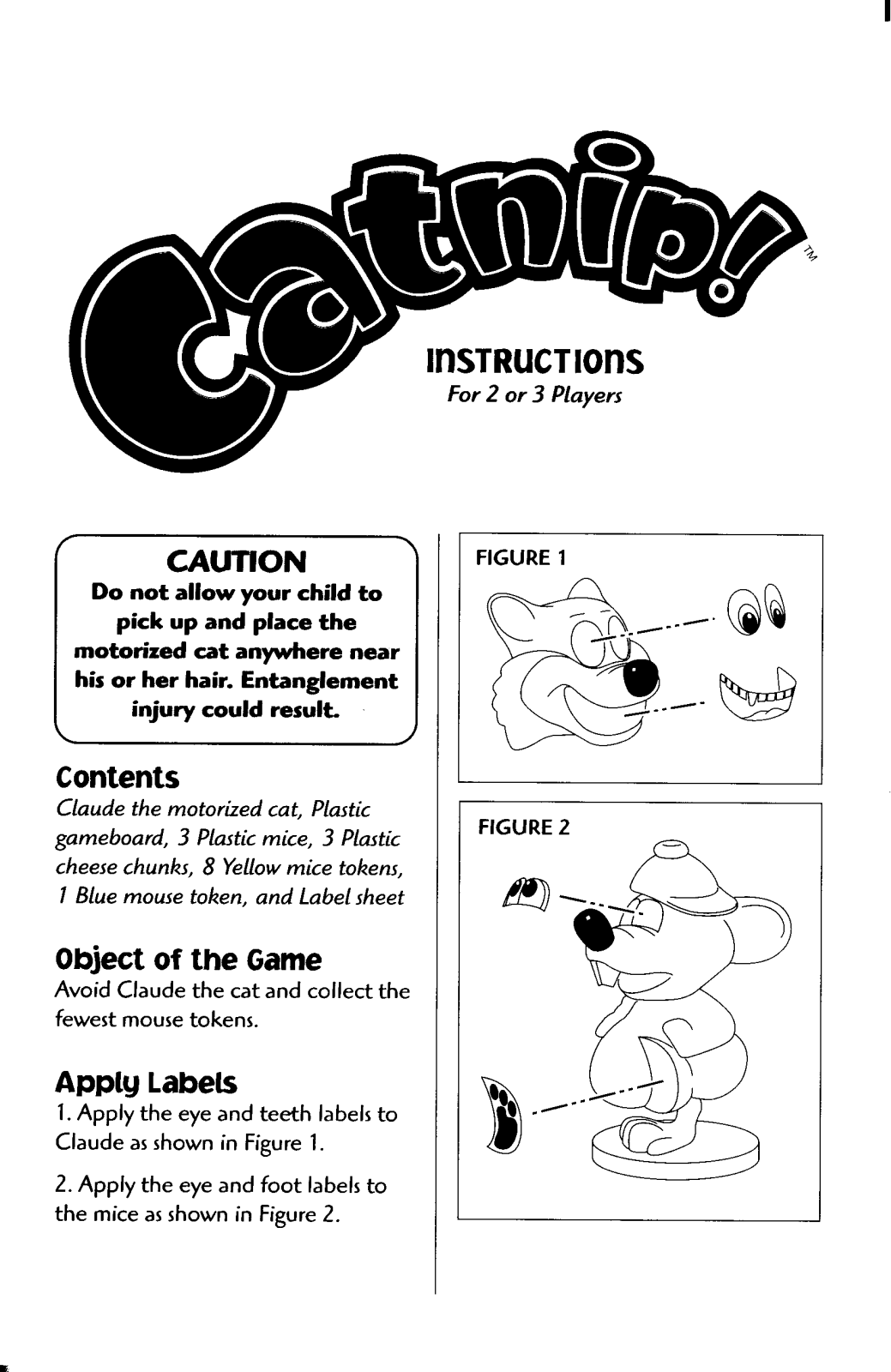 Hasbro CATNIP User Manual