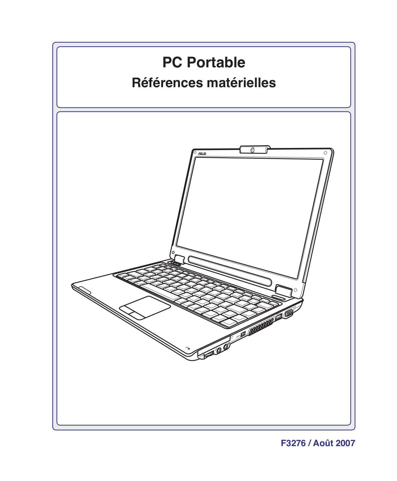 ASUS W7-3P052P User Manual