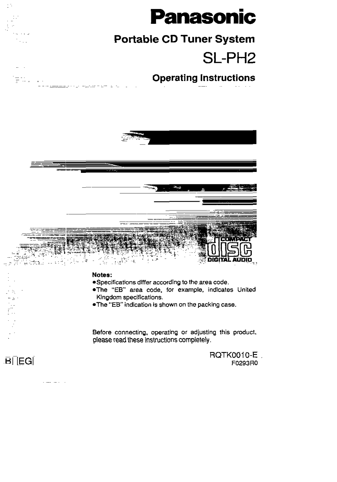 Panasonic SL-PH2 User Manual