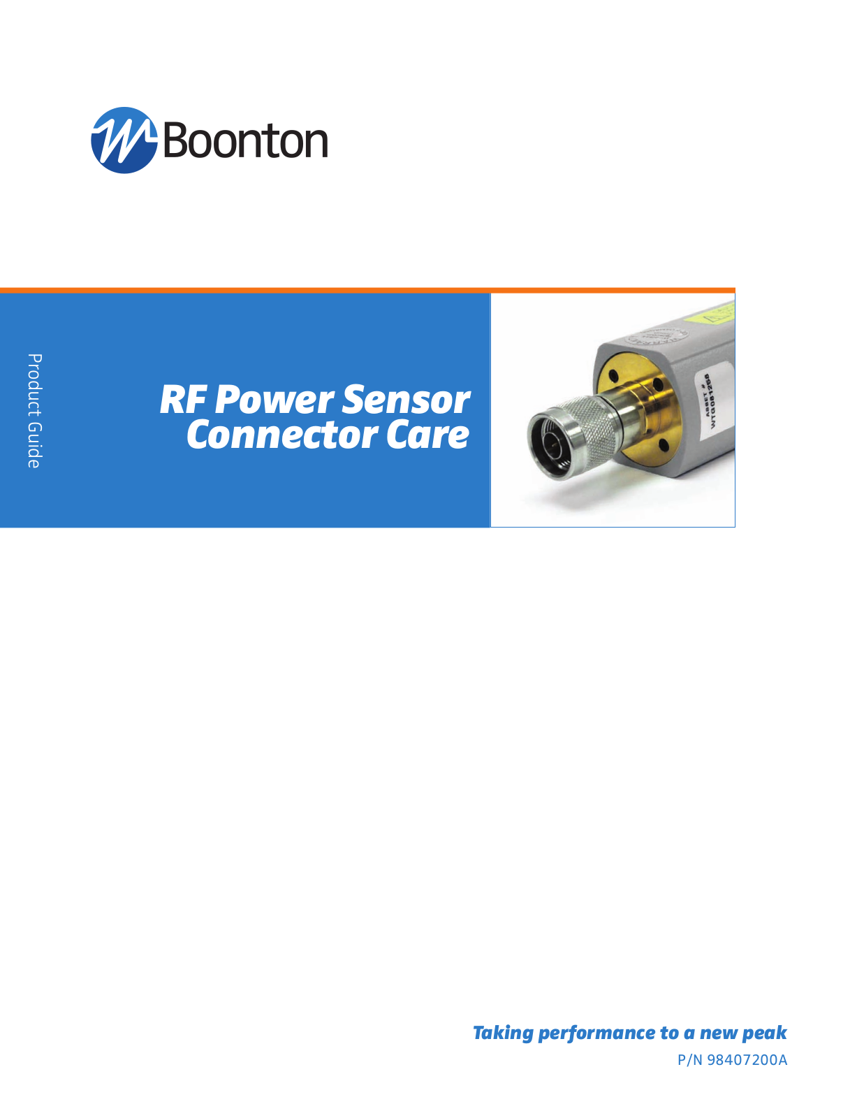 Boonton Average  CW Power Sensors User Manual