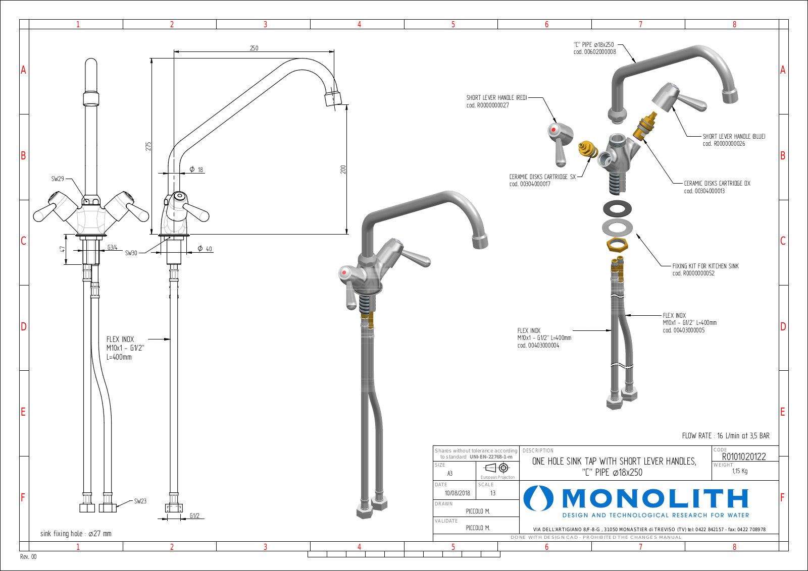 Monolith R 0101020122 Drawing - ManualMachine.com
