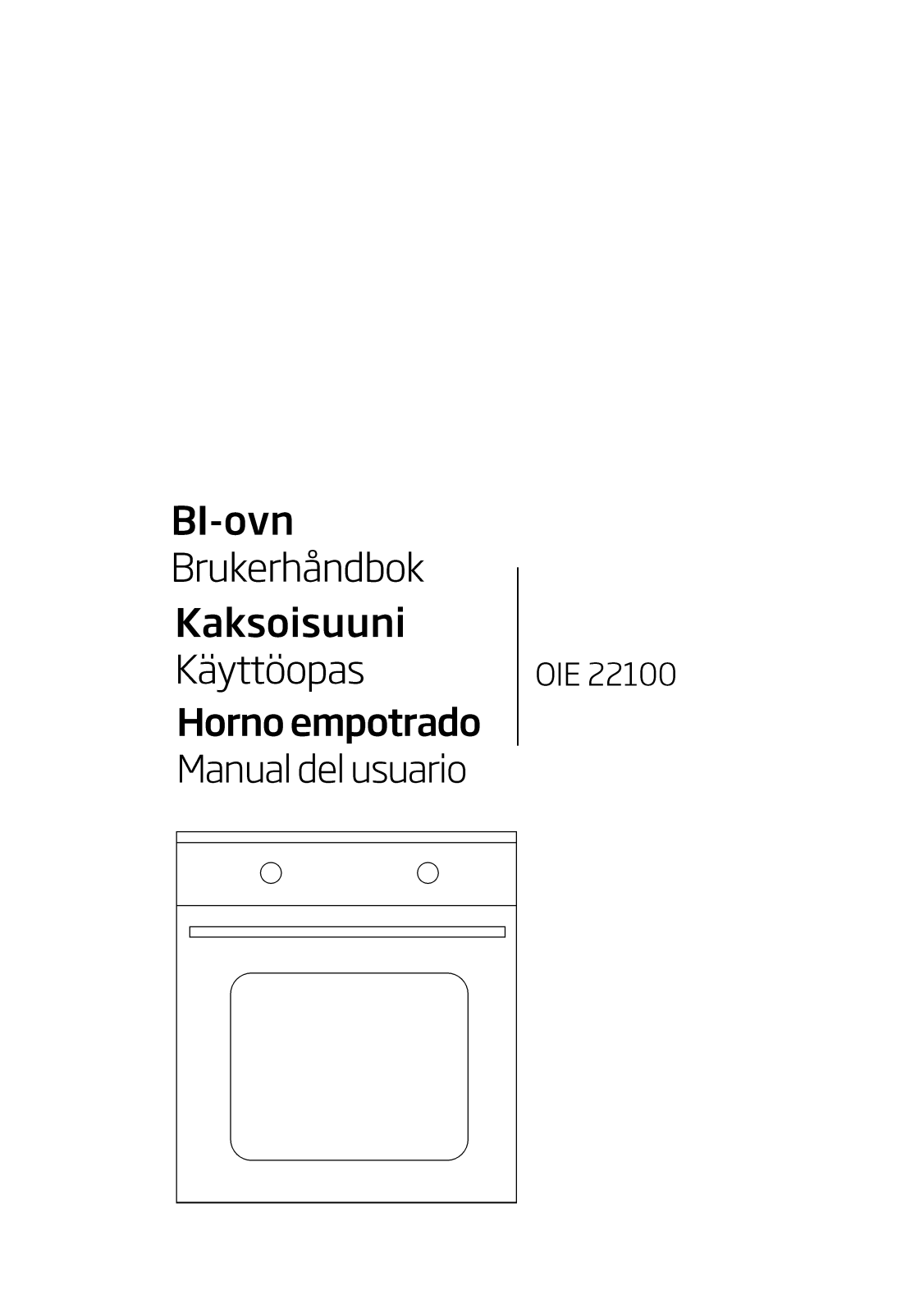 Beko OIE22100 User manual