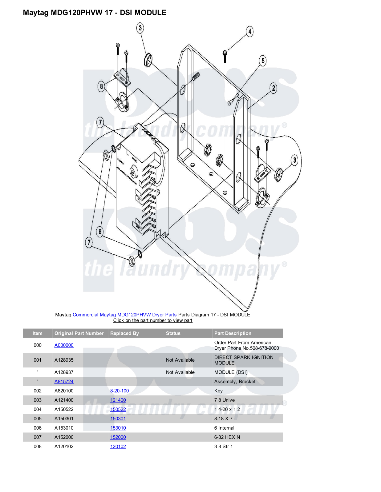 Maytag MDG120PHVW Parts Diagram