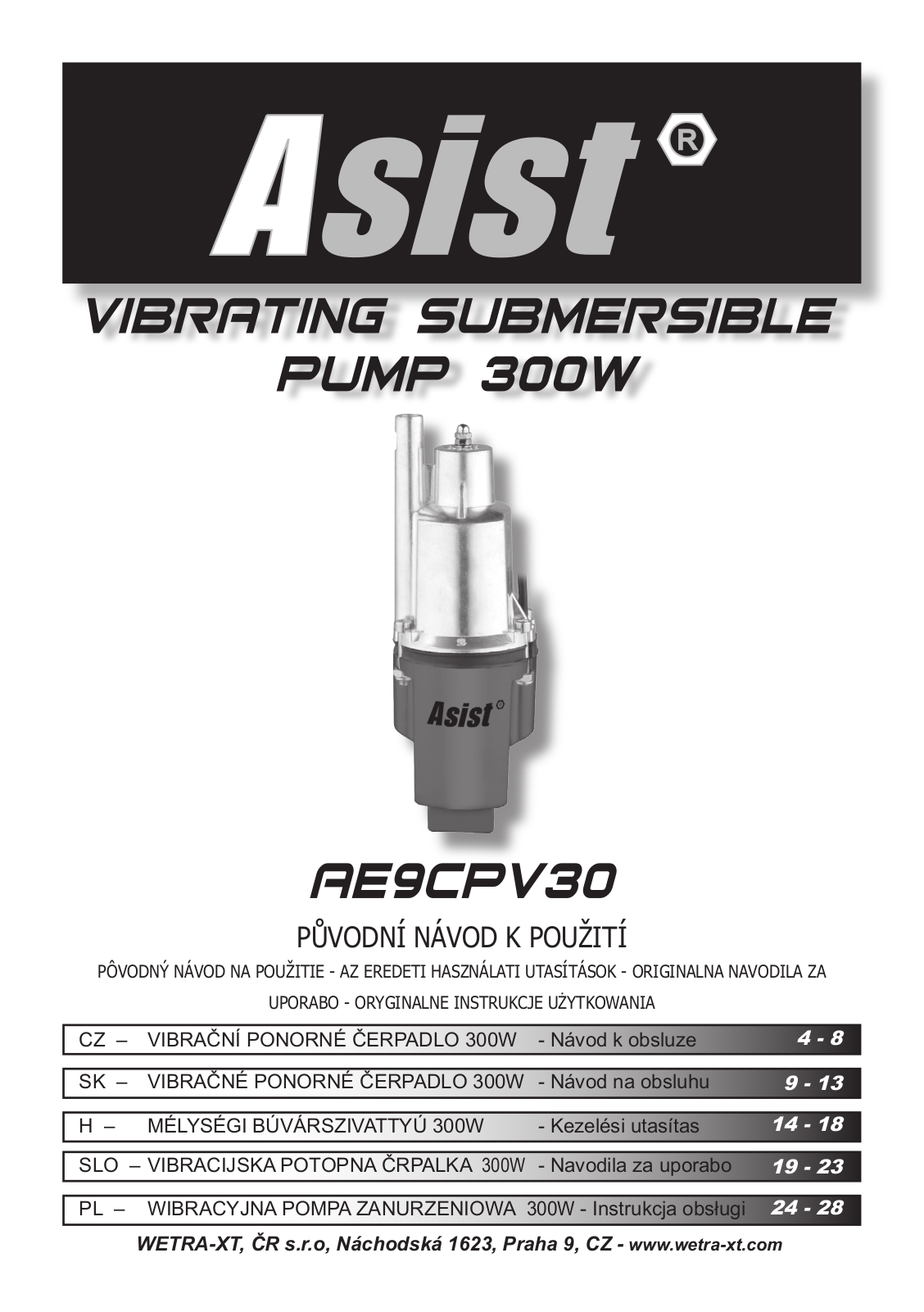 Asist AE9CPV30 User Manual