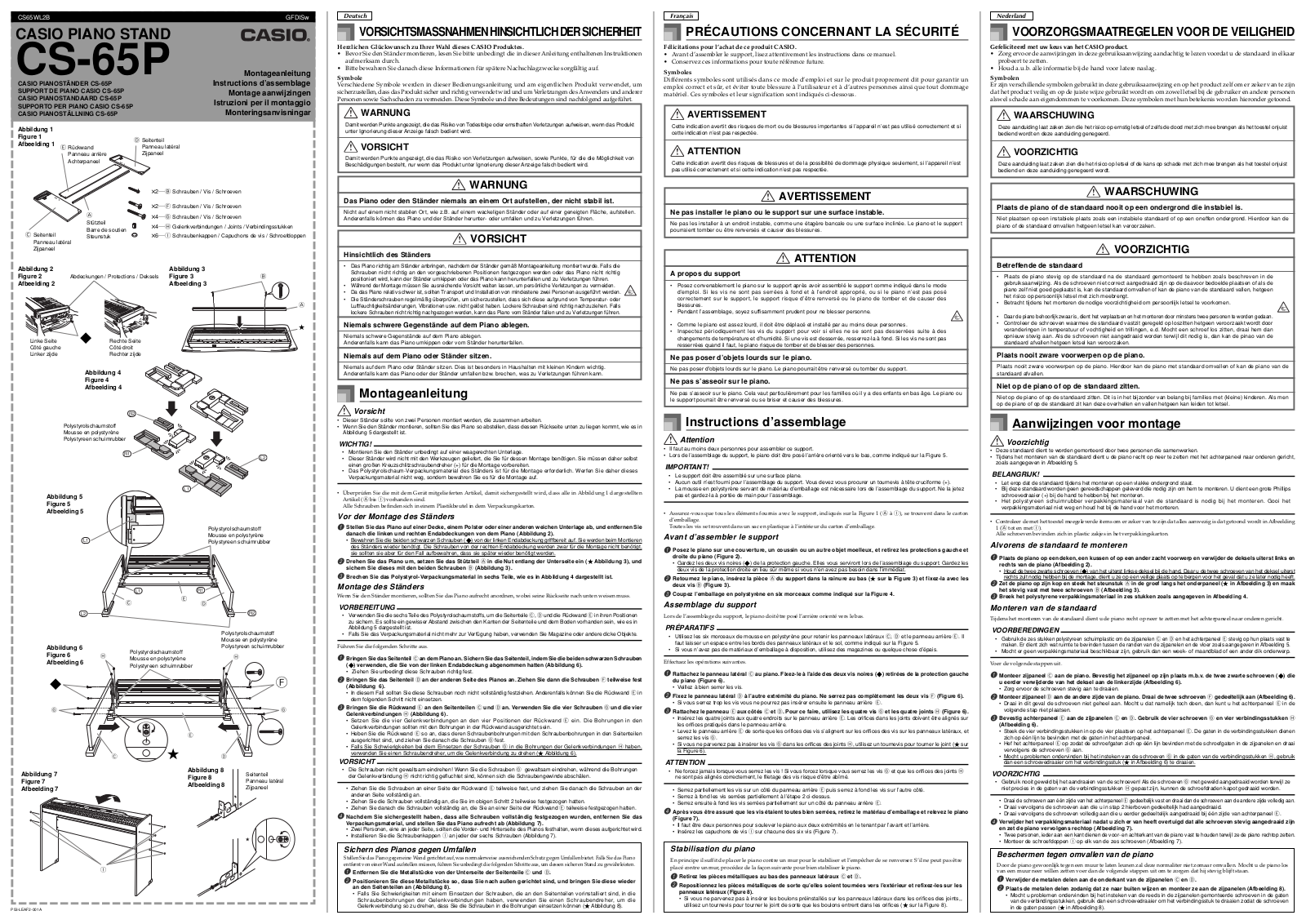 CASIO CS-65P User Manual