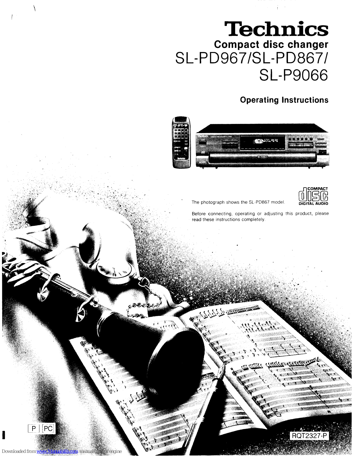 Technics SL-P9066, SL-PD967 Operating Instructions Manual - ManualMachine.com