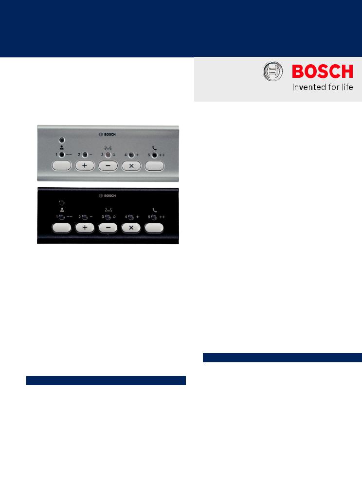 Bosch DCN-FV-D, DCN-FV Specsheet