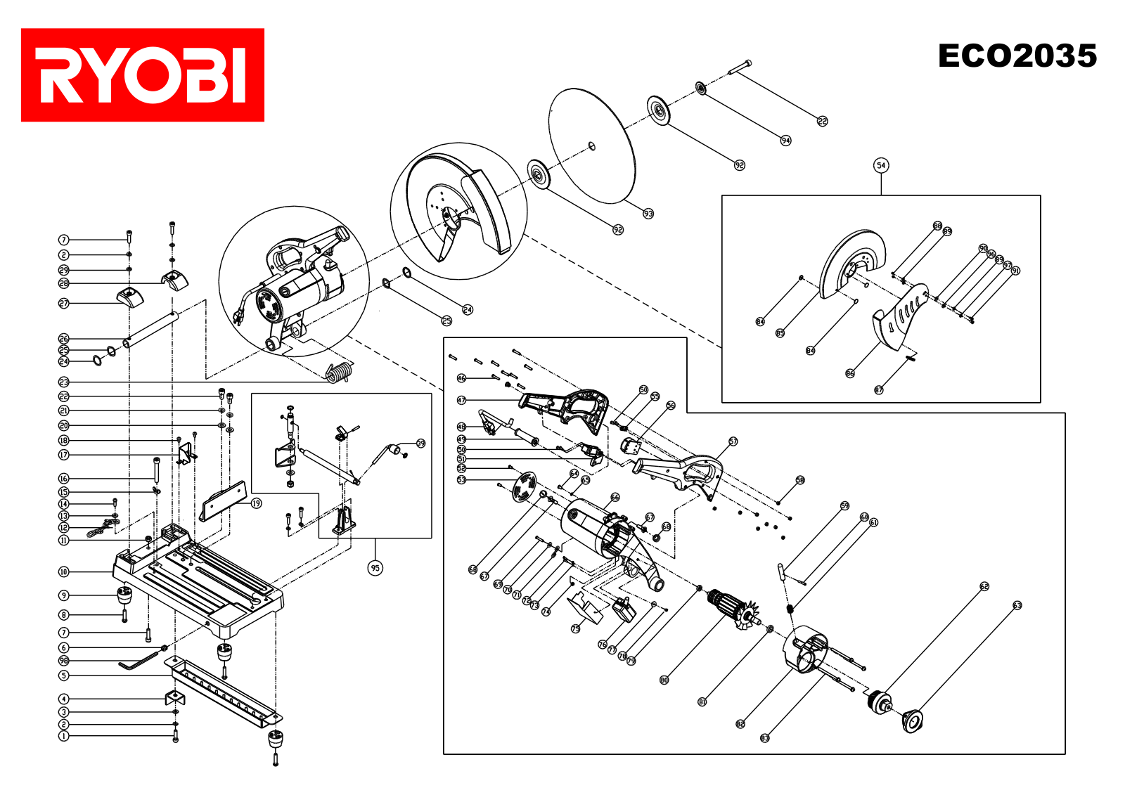 Ryobi ECO2035 User Manual