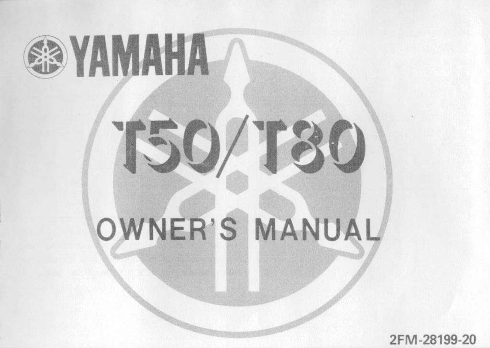 Yamaha T80 User Manual