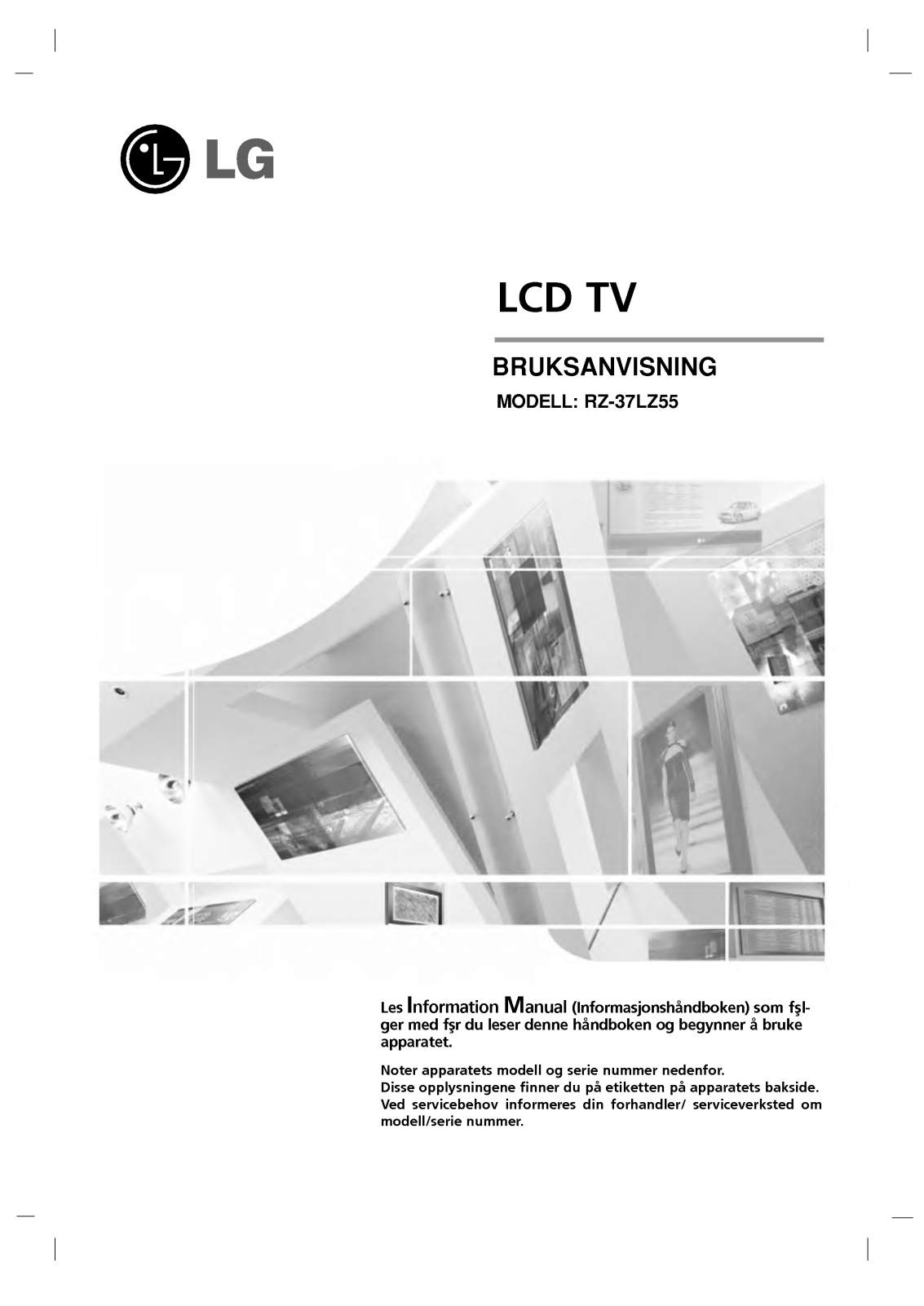 Lg RZ-37LZ55 User Manual