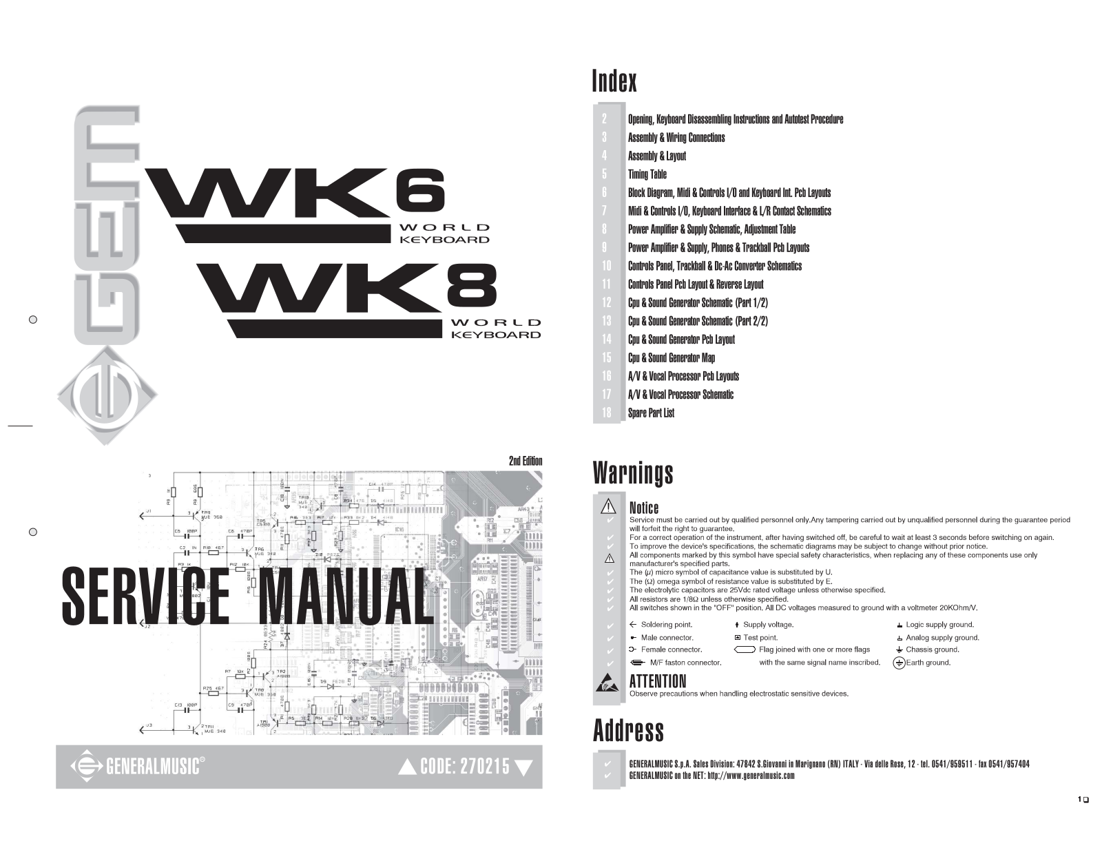 GEM WK6, WK8 Service Manual