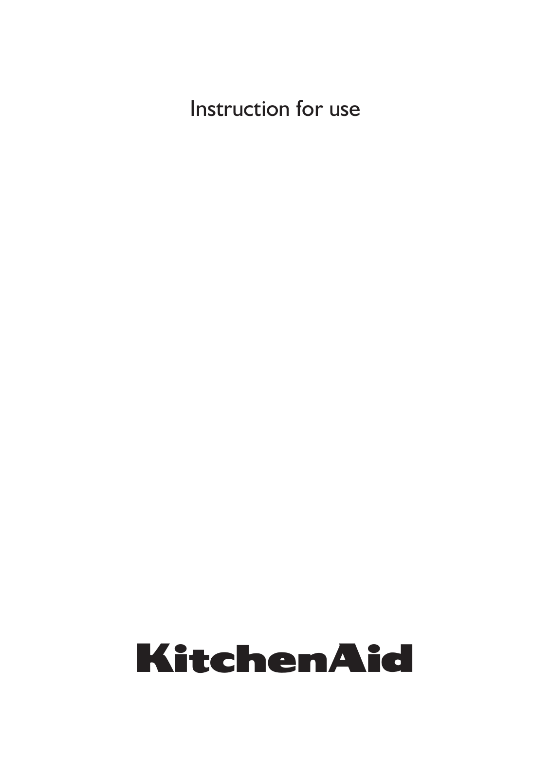 KITCHENAID KIF 5O41 PLETGS User Manual