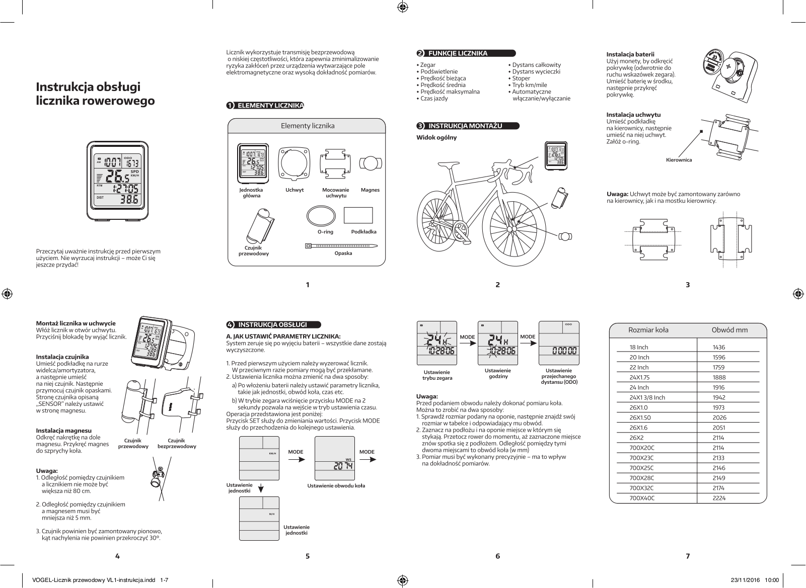VOGEL VL1 User guide - ManualMachine.com