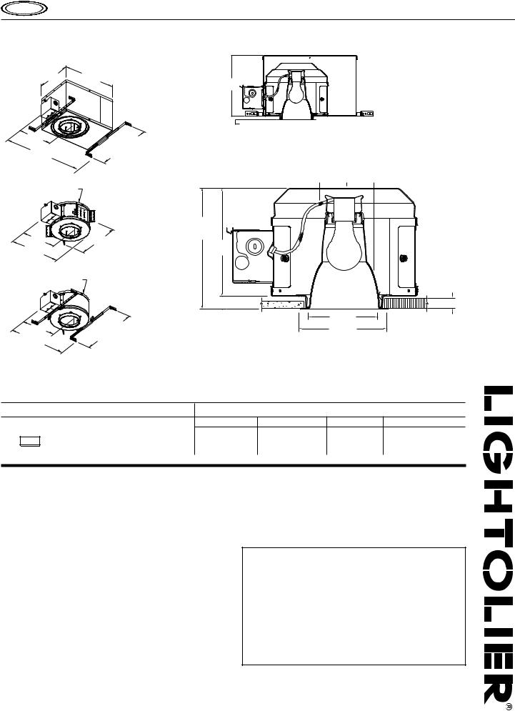 Lightolier C4AD User Manual