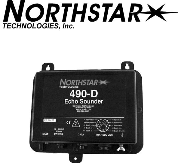 Northstar 490 ECHOSOUNDER INSTALLATION MANUAL