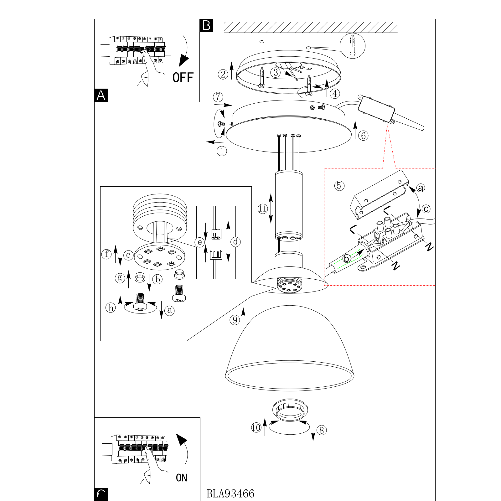 Eglo 93466 Service Manual