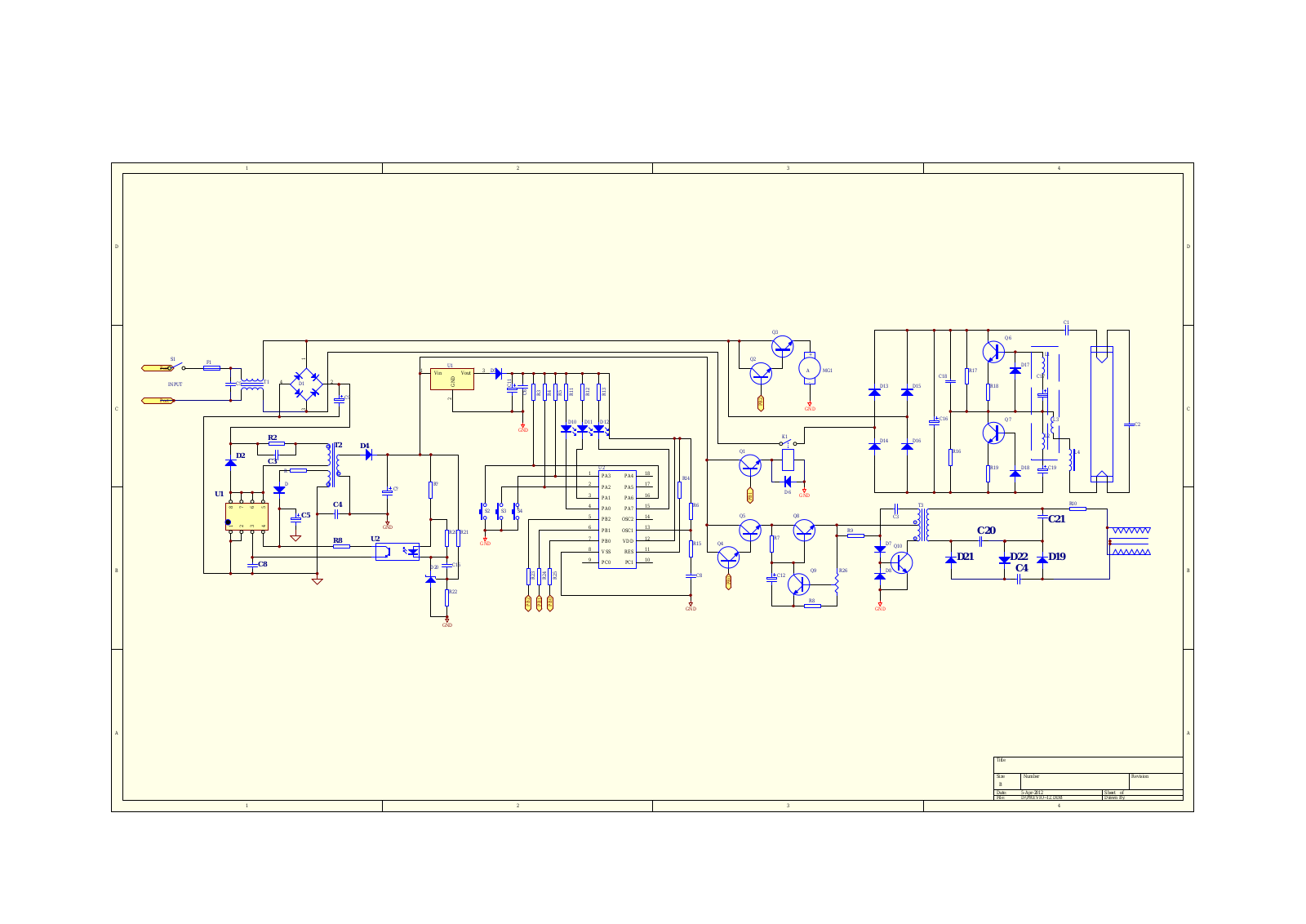 Maxwell MW-3603 Circuit diagrams