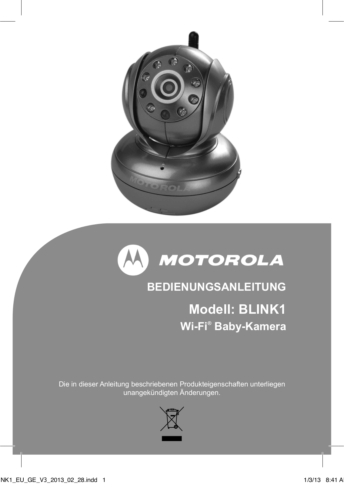 Motorola BLINK1 Operation Manual