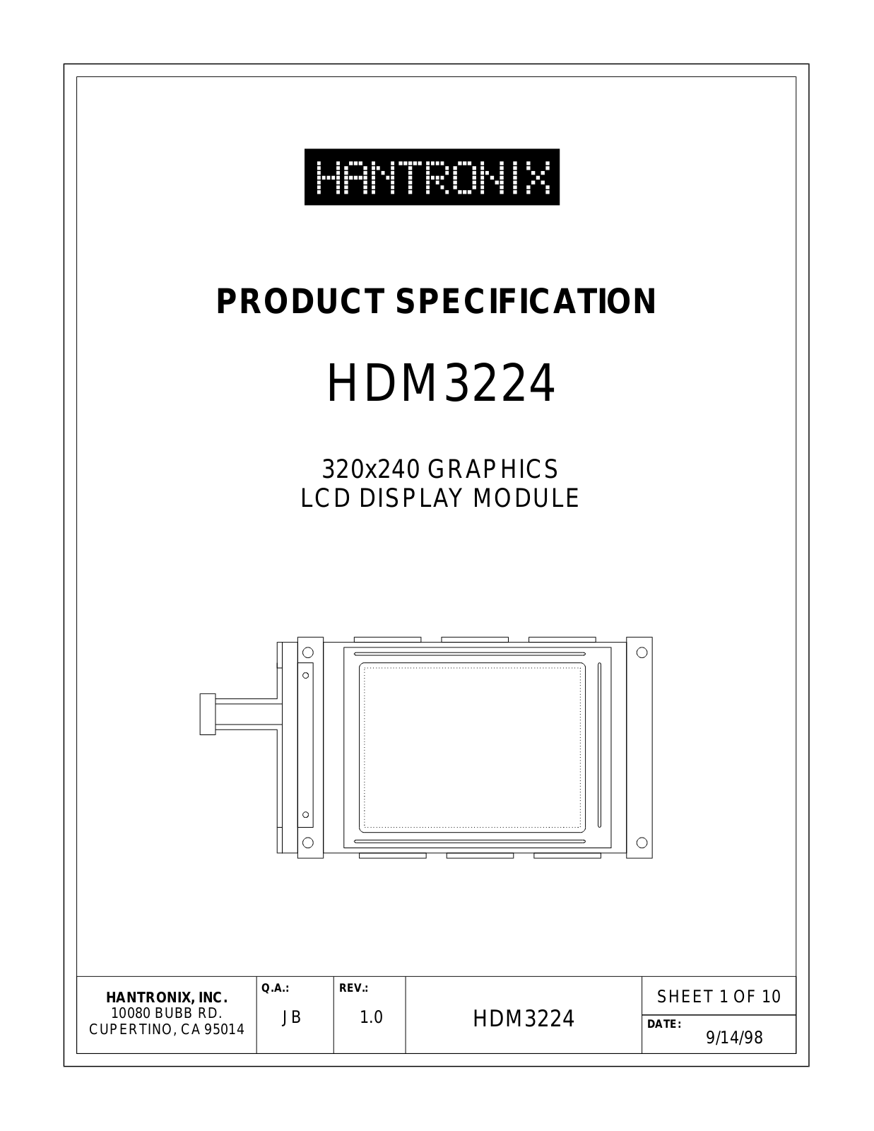 HANTRONIX HDM3224 Datasheet