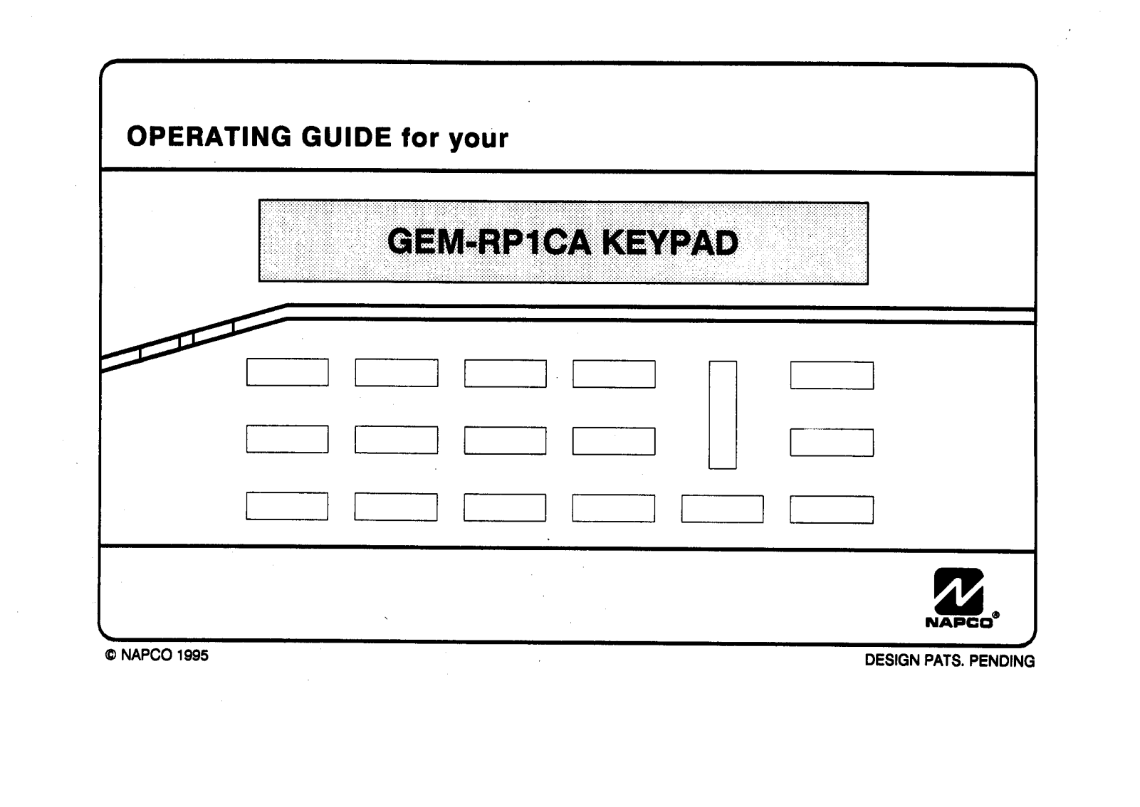 SEKURE GEM-RP1CA User's Manual