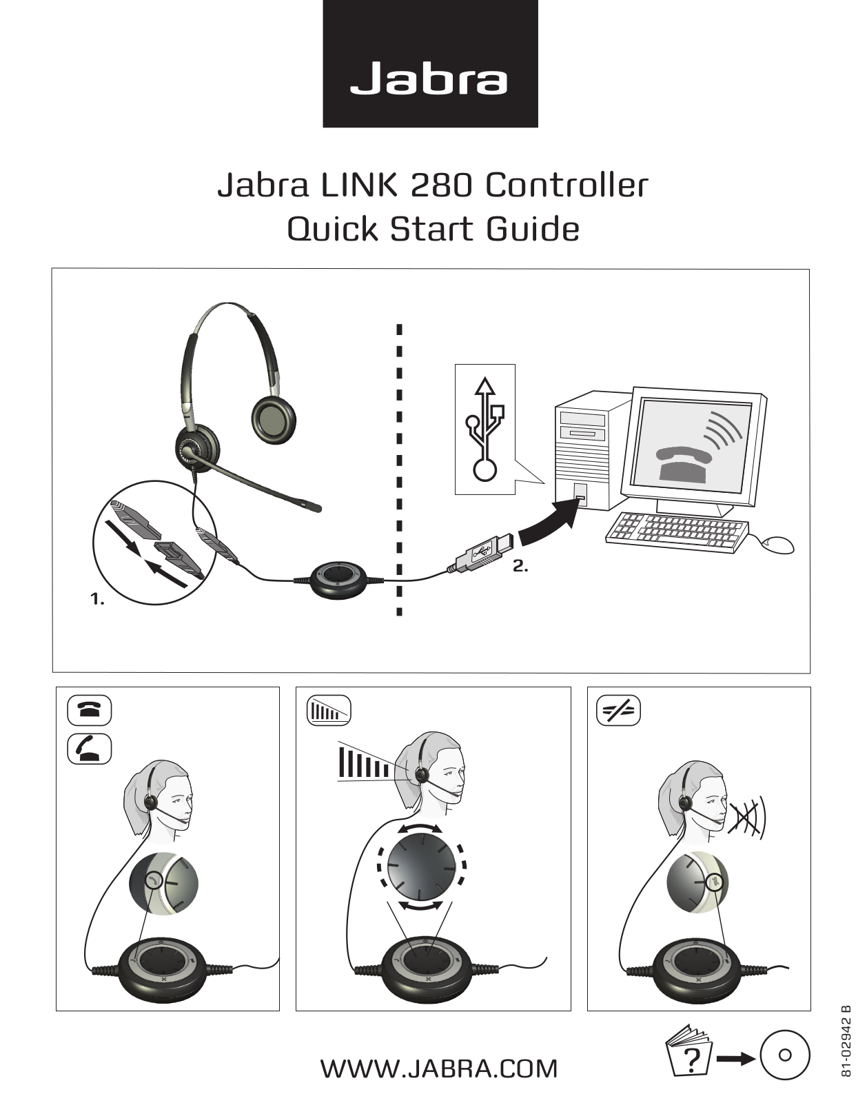 JABRA LINK 280 CONTROLLER User Manual