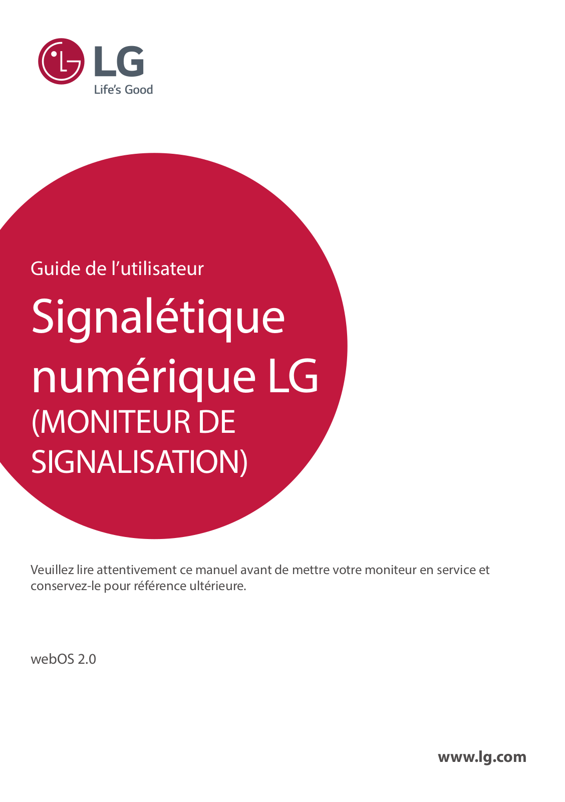 LG 98LS95D-B User guide