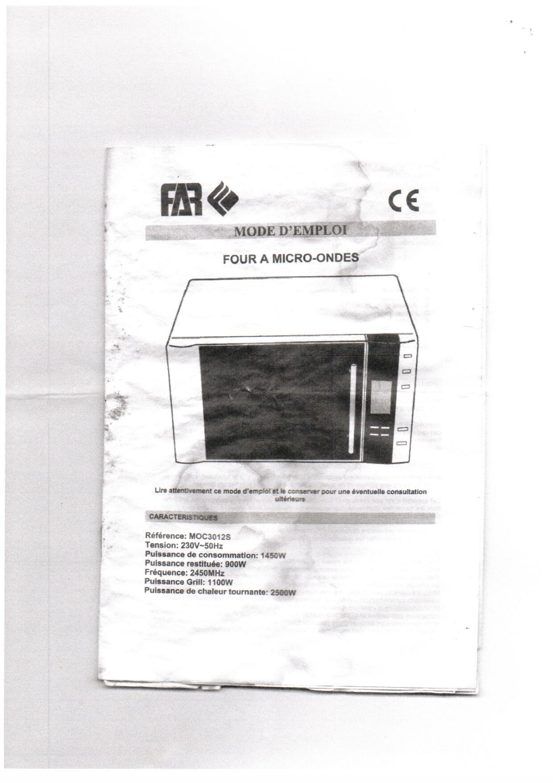 FAR MOC 3012 User Manual