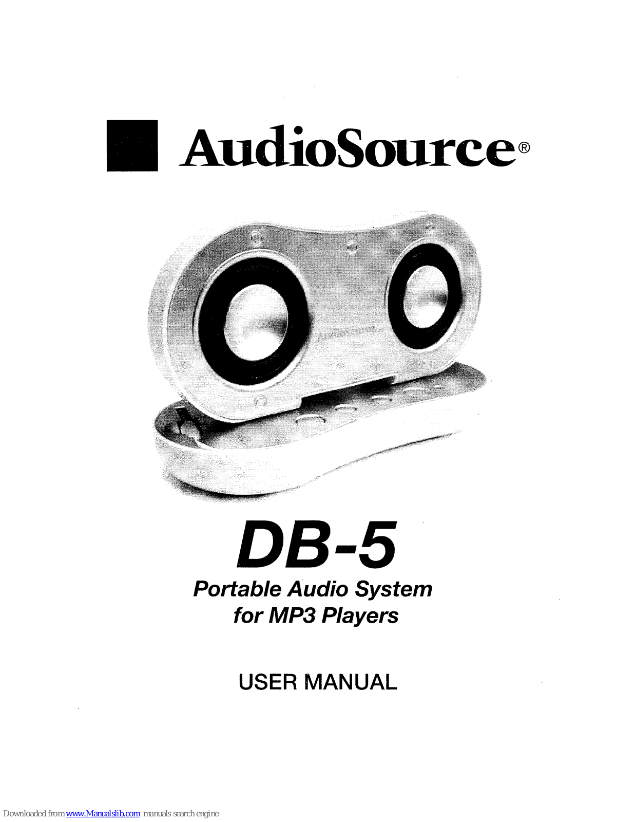 AudioSource DB-5 User Manual