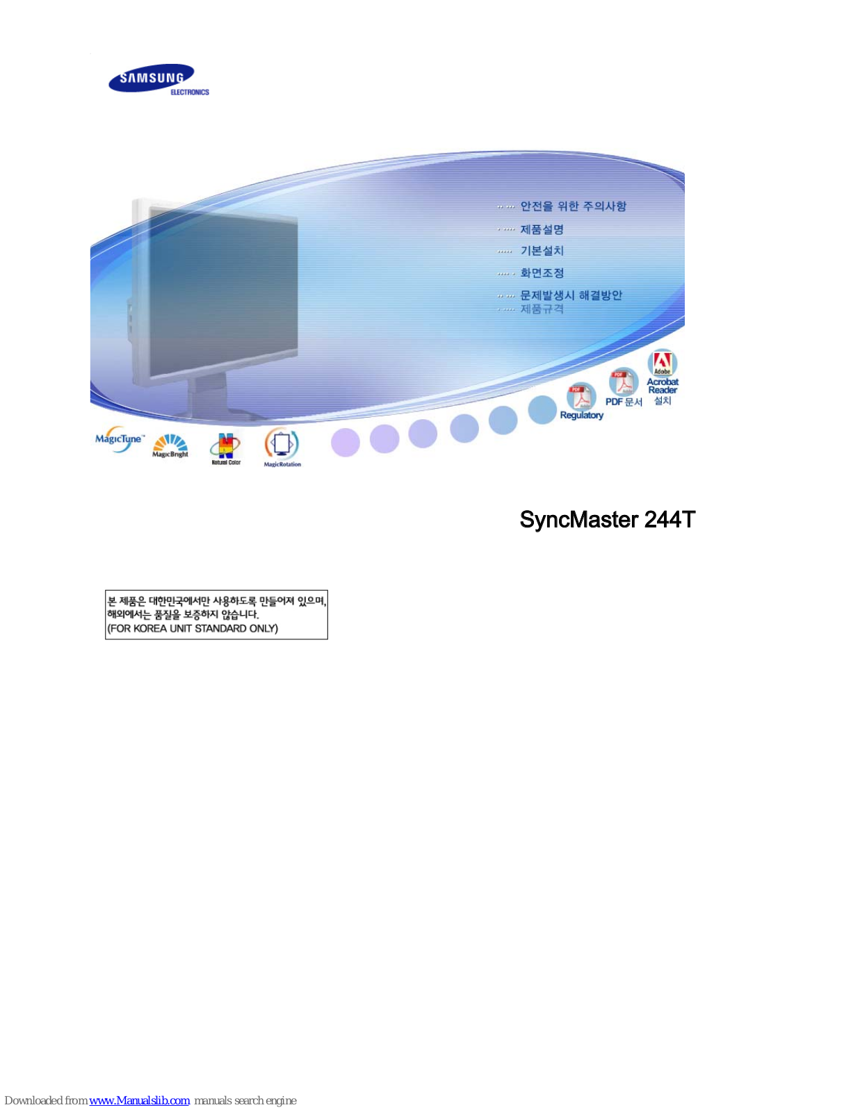 Samsung 244T - SyncMaster - 24