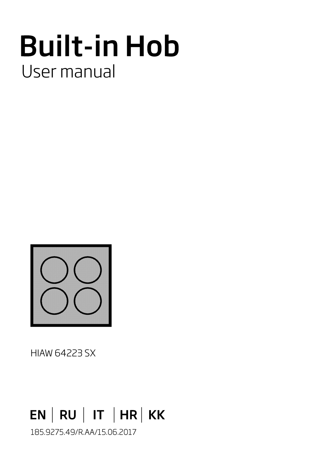 Beko HIAW64223SX User manual