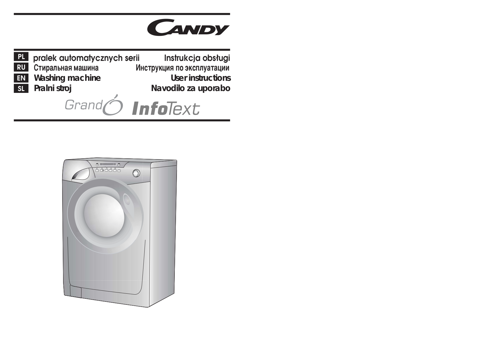 CANDY GO 614 HTXT User Manual