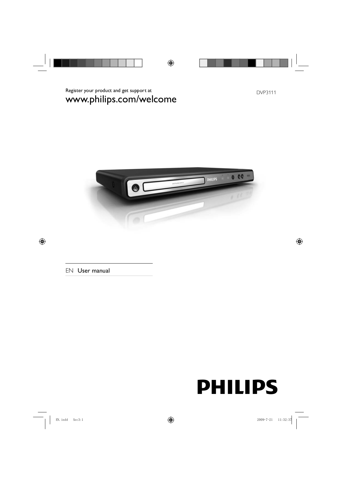 Philips DVP3111 7 User Manual