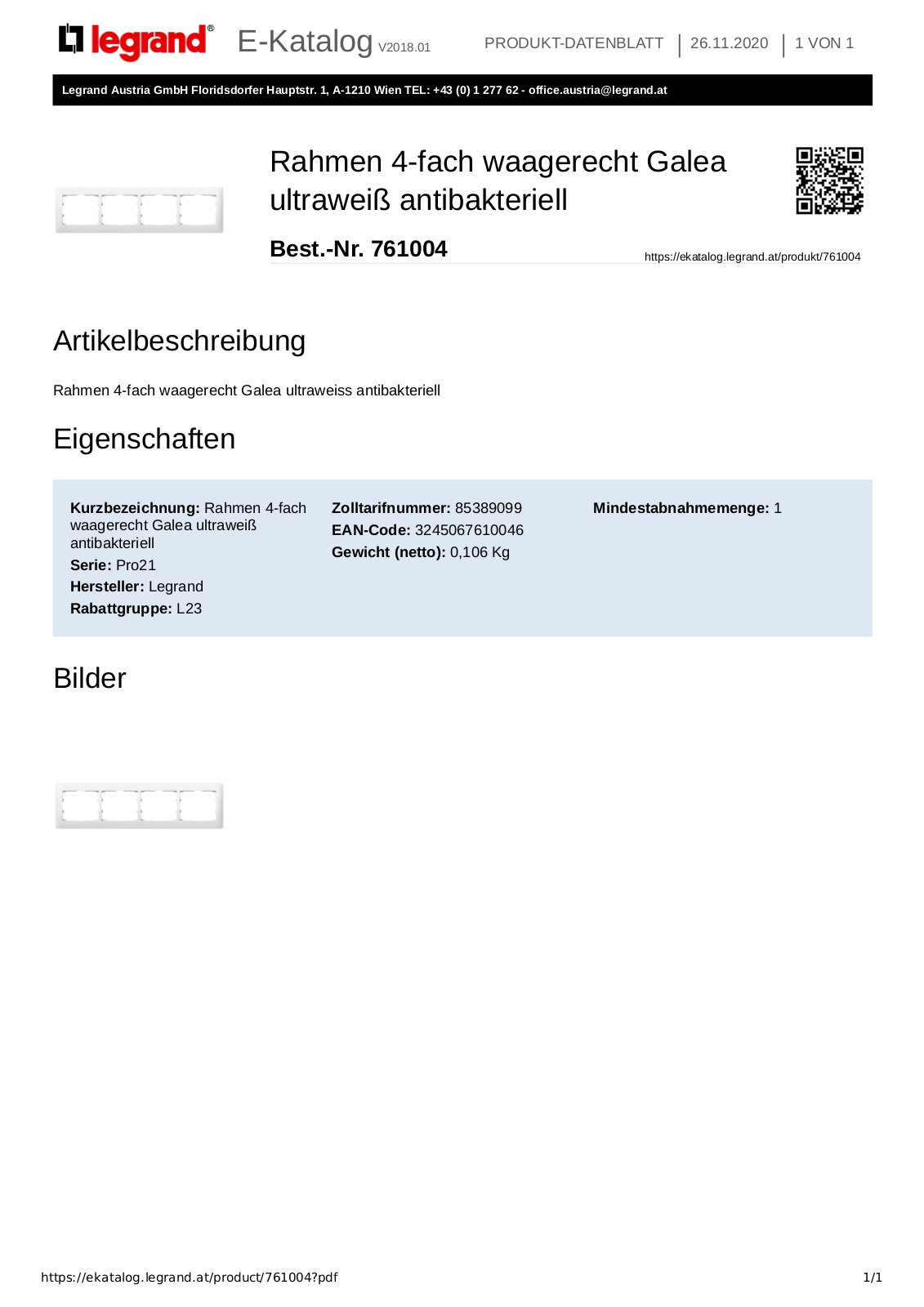 Legrand 761004 User Manual - ManualMachine.com