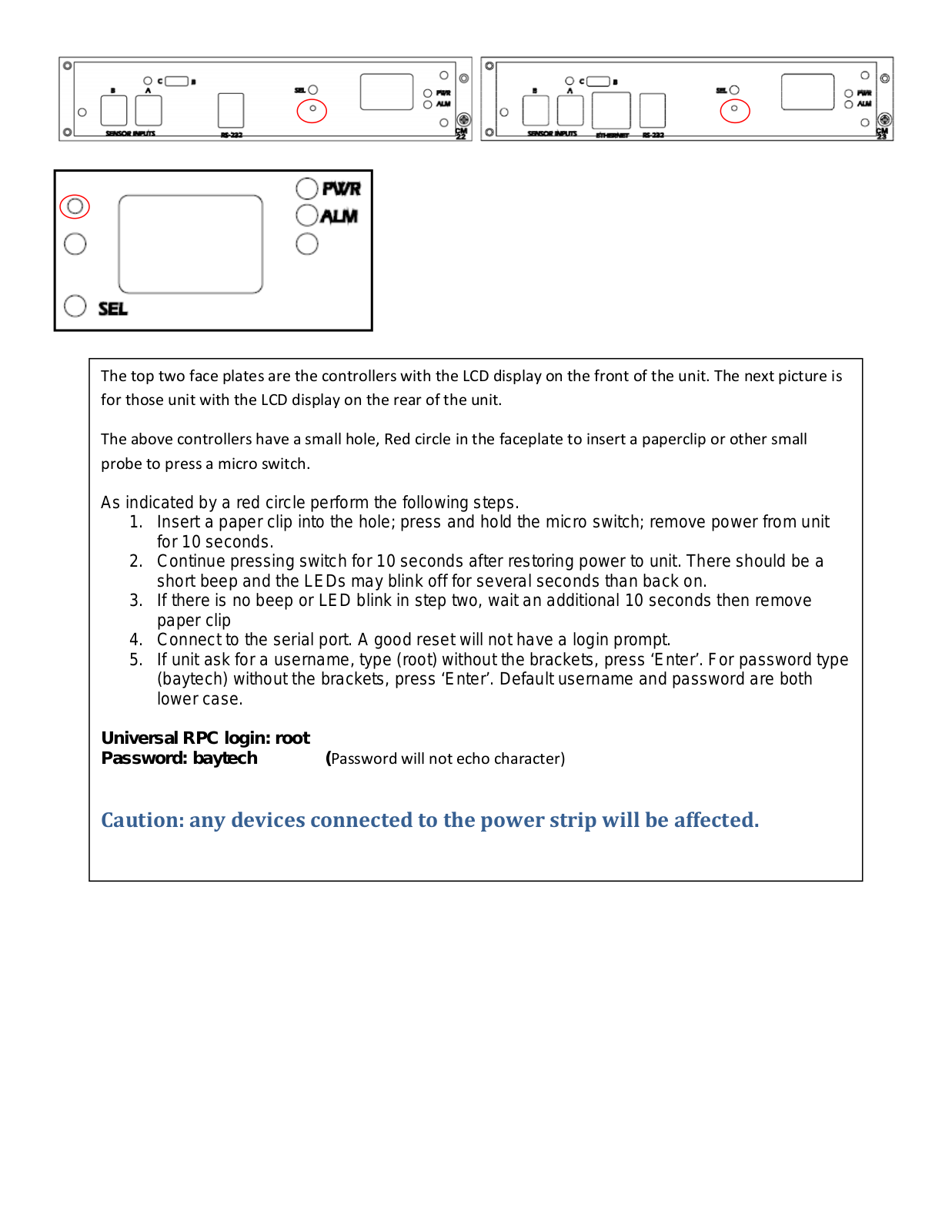 BayTech RPC DE User Manual