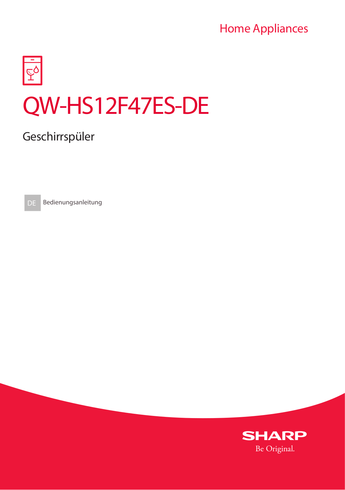 Sharp QW-HS12F47ES-DE operation manual