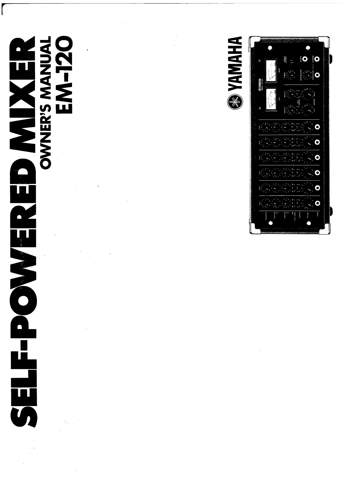 Yamaha Audio EM-120 User Manual