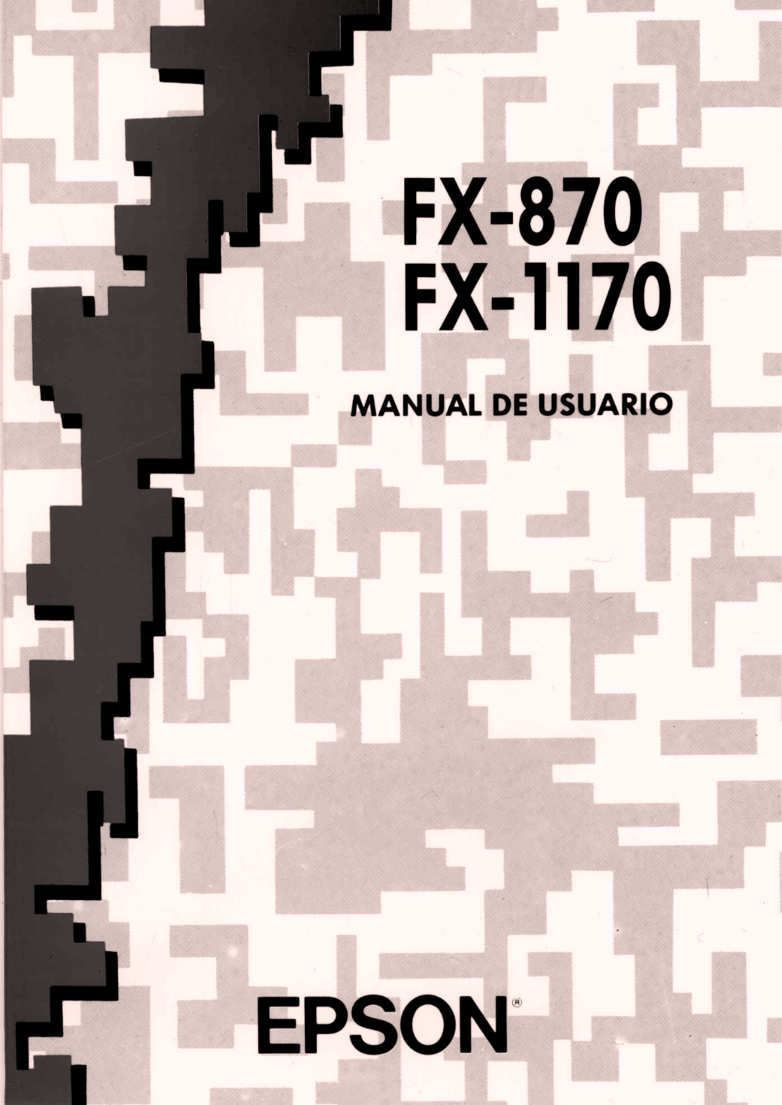 Epson FX-1170, FX-870 User Manual