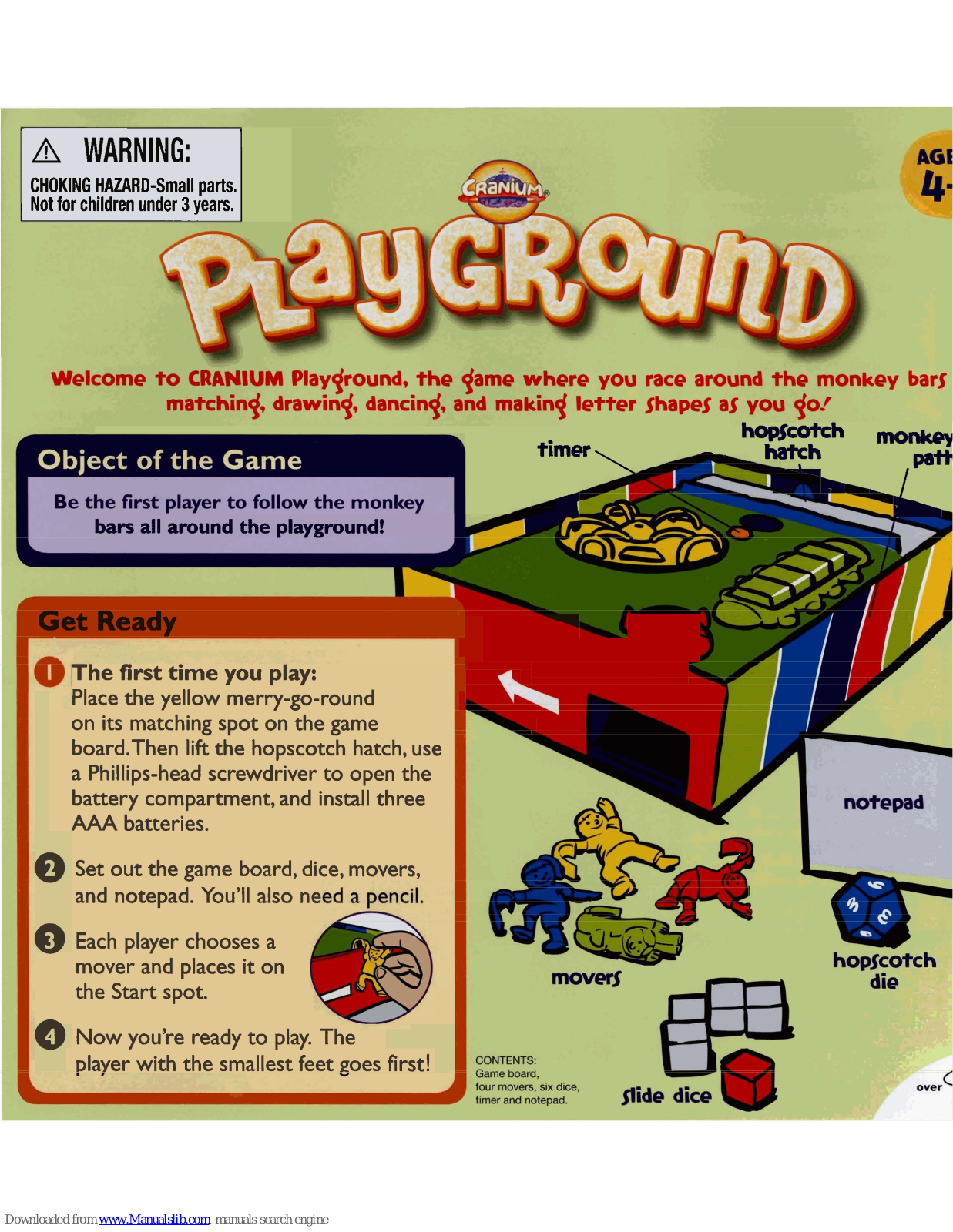 Cranium Playground Instructions Manual - ManualMachine.com