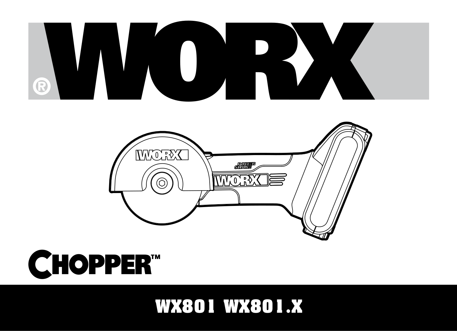 Worx WX801, WX801.X User guide - ManualMachine.com