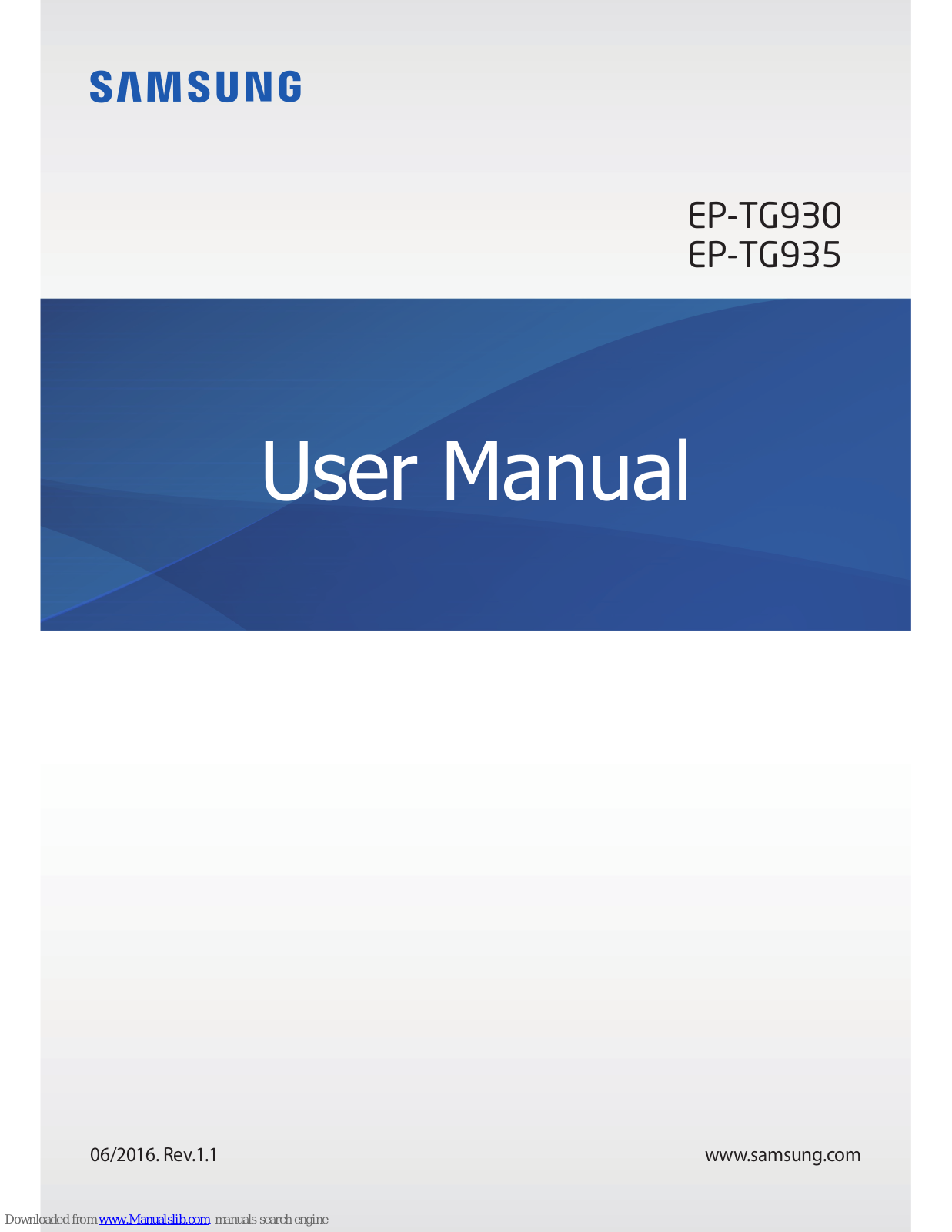 Samsung EP-TG935, EP-TG930 User Manual