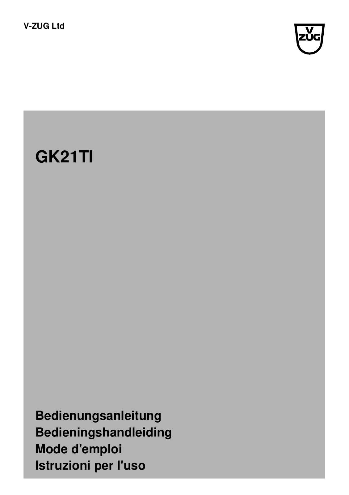 Siemens GK21TI User Manual